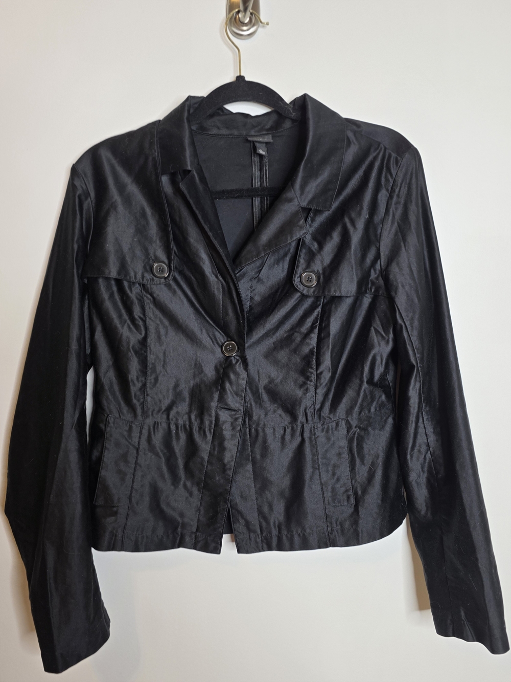 Black Women's Lightweight Blazer Jacket